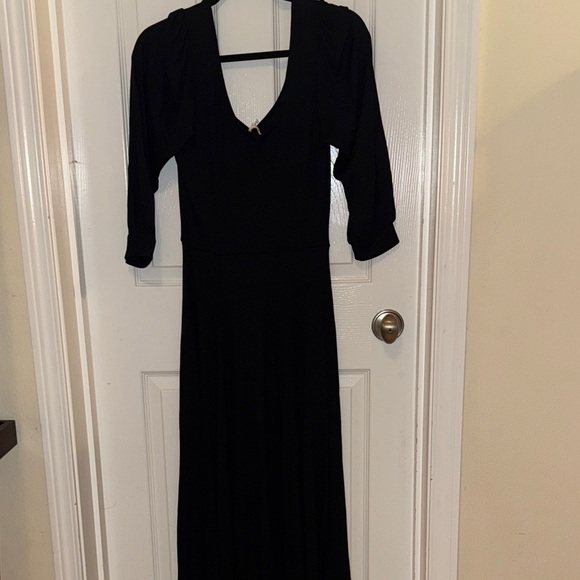 NWT Marine Layer Elegant Black Long Sleeve Dress - Picture 13 of 13